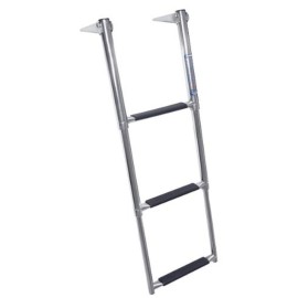 Windline TDL-3X Marine Stainless Steel Over Platform Telescoping Boat Ladder with 3 Steps