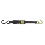 BoatBuckle Kwik-Lok Transom Tie-Down (2-Inch x 2-Feet, Black) ( Pack of 2)