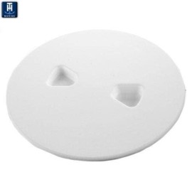 T-H Marine DPS-4-2-DP Sure-Seal Screw Out Deck Plate - Polar White, 4