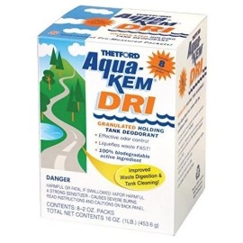 Aqua-Kem Dri Rv Holding Tank Treatment - Deodorant / Waste Digester / Detergent - 8 X 2 Oz. Packets - Thetford 20720