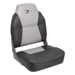 Wise 8WD640PLS-664 Lund Style High Back Boat Seat, Grey/Charcoal