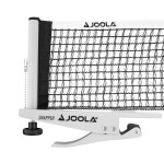 Joola Snapper Professional Table Tennis Net And Post Set - Portable And Easy Setup 72 Regulation Size Ping Pong Spring Activated Clamp Net