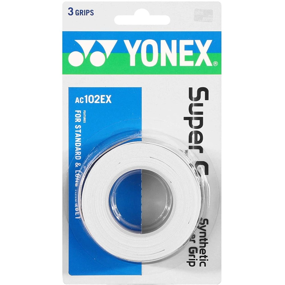 Yonex Super Grap Overgrip White - 3 Pack