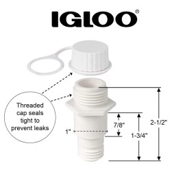 Igloo Replacement Threaded Drain Plug