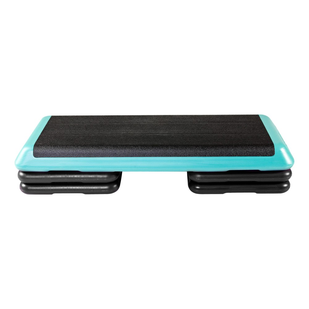 The Step (Made In Usa) Original Aerobic Platform For Total Body Fitness - Health Club Size,Teal,F1010W, No Dvd