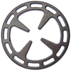 Ilsa Gas Ring Reducer, 4.75-Inch, Cast Iron, Black