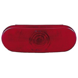 Peterson 421R Red 6.5-Inch Oval Stop Turn and Tail Light