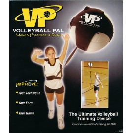 Tandem Sport Volleyball Pal Warm Up Training Aid for Solo Practice - Returns Ball After Every Swing - Adjustable Elastic Cord and Waist Strap