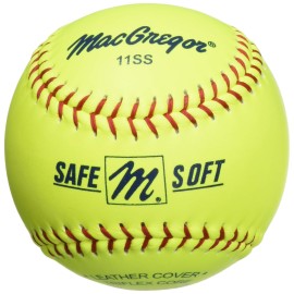 MacGregor Safe/Soft Training Softball, 11-inch (One Dozen) - Packaging may vary