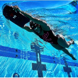 TYR Classic Kickboard for Swim Training, Black, 20 x 11.5 Inches