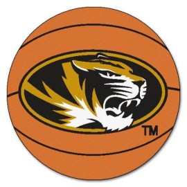 Fanmats Missouri Tigers Basketball-Shaped Mat