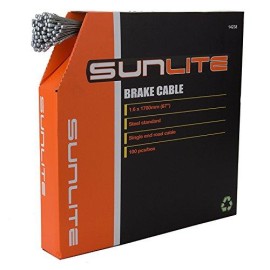 Sunlite Bulk Box Brake Cables, 1.6 x 1700mm, ST RD, Box of 100
