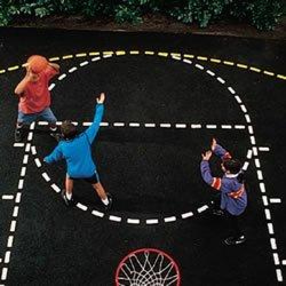 Basketball Court Stencil (SET)