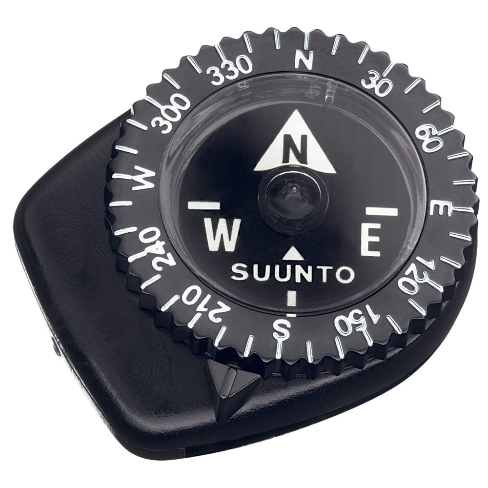 SUUNTO Clipper Compass, Micro Compass Attaches to Strap, Sleeve or Map Edge