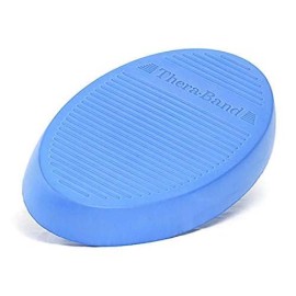 Theraband Stability Trainer Pad, Intermediate Level Blue Foam Pad, Balance Trainer & Wobble Cushion For Balance & Core Strengthening, Rehabilitation, & Physical Therapy, Round Sport Balance Trainer