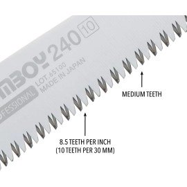 Silky Gomboy Professional Folding Saw 240Mm Medium Teeth (121-24)