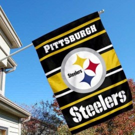 Fremont Die NFL Pittsburgh Steelers 2-Sided House Flag, 28