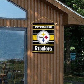 Fremont Die NFL Pittsburgh Steelers 2-Sided House Flag, 28