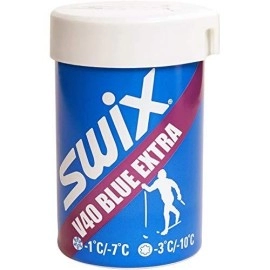 Swix V40 Blue Extra Ski/Snowboard Hardwax -1/-7C, 43G
