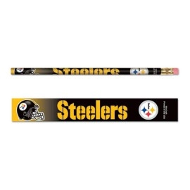 WinCraft NFL Pittsburgh Steelers 15571041 Pencil (6 Pack)