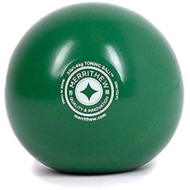 Stott Pilates Toning Ball (Green), 3 Lbs / 1.4 Kg