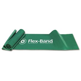STOTT PILATES Flex-Band Exerciser, Regular Strength (Green), 6 Foot 5 inch / 198 cm