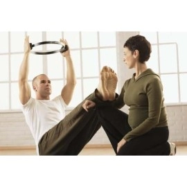 Stott Pilates Fitness Circle Pro (Black), 12 Inch / 30.5 Cm