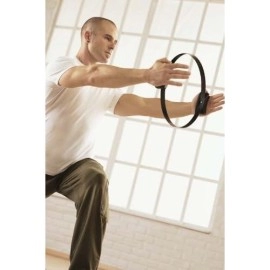 Stott Pilates Fitness Circle Pro (Black), 12 Inch / 30.5 Cm