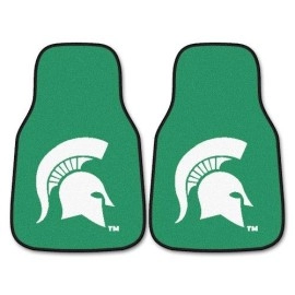 Michigan State University Carpet Car Mat Set - 2 Pieces