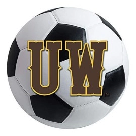 University Of Wyoming Soccer Ball Rug - 27In. Diameter