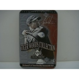 UD PGA Tiger Woods Collection Tin & Card Set