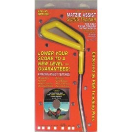 Matzie Mens Assist Swing Trainer (Right Hand, 38-Inch Yellow)