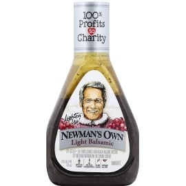 Newmans Own Light Balsamic Vinaigrette Salad Dressing, 16-Oz (Pack Of 6)
