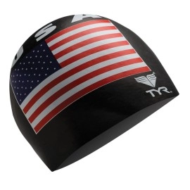 TYR USA Latex Cap, Black
