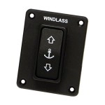 Lewmar Guarded Rocker Switch, Black, One Size