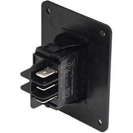 Lewmar Guarded Rocker Switch, Black, One Size