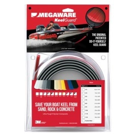 MEGAWARE KEELGUARD Boat Keel and Hull Protector, 8-Feet (for Boats up to 22ft), Gray