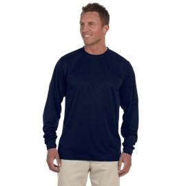 Augusta Sportswear Men's Medium Wicking Long Sleeve T-Shirt, Navy