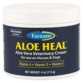 Farnam Aloe Heal Aloe Vera Veterinary Cream For Use On Horses And Dogs 4 Ounces