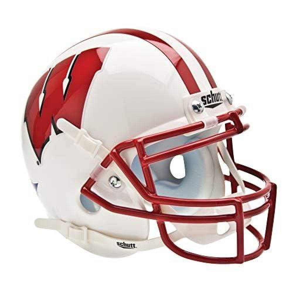 Schutt Ncaa Wisconsin Badgers Mini Authentic Xp Football Helmet, Classic