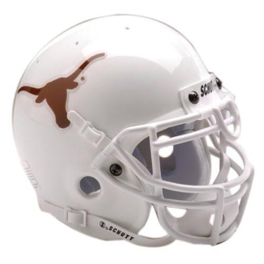 Schutt Ncaa Mini Authentic Xp Football Helmet, Texas Longhorns , 7.5X7.5