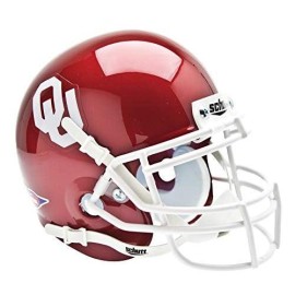 Schutt Ncaa Mini Authentic Xp Football Helmet, Oklahoma Sooners