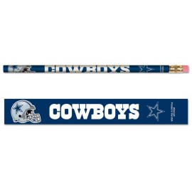 WinCraft NFL Dallas Cowboys 15512041 Pencil (6 Pack)
