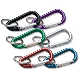 Lucky Line C-Clip Key Ring, Colors Vary, 1 Per Pack (46001)