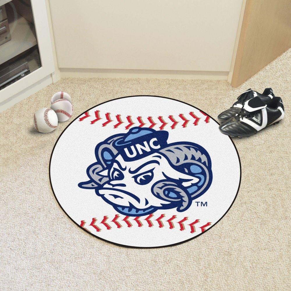 Fanmats North Carolina Tar Heels Baseball-Shaped Mat