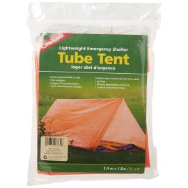 Coghlan's Emergency Tube Tent Orange ,8' x 5' x 2.5'