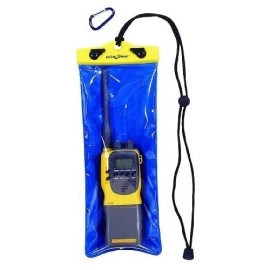 Dry Pack Vhf Radio Case, 5 X 12,Blue