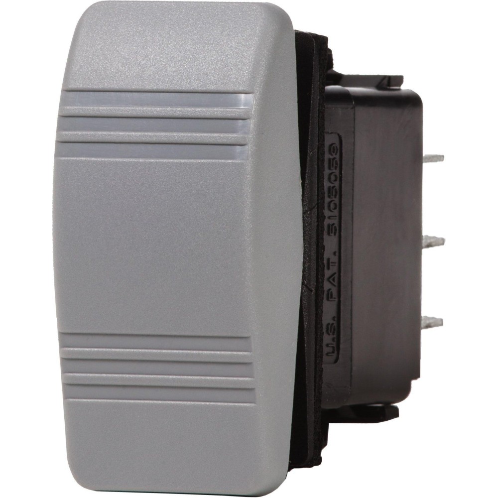 Blue Sea Systems 8231 Contura OFF-(ON) SPST Switch, Grey