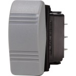 Blue Sea Systems 8231 Contura OFF-(ON) SPST Switch, Grey