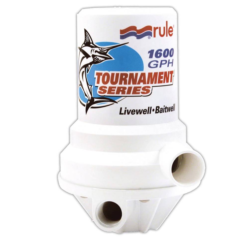 Rule 209FDP Marine 1600 Tournament Series Livewell Pump (1